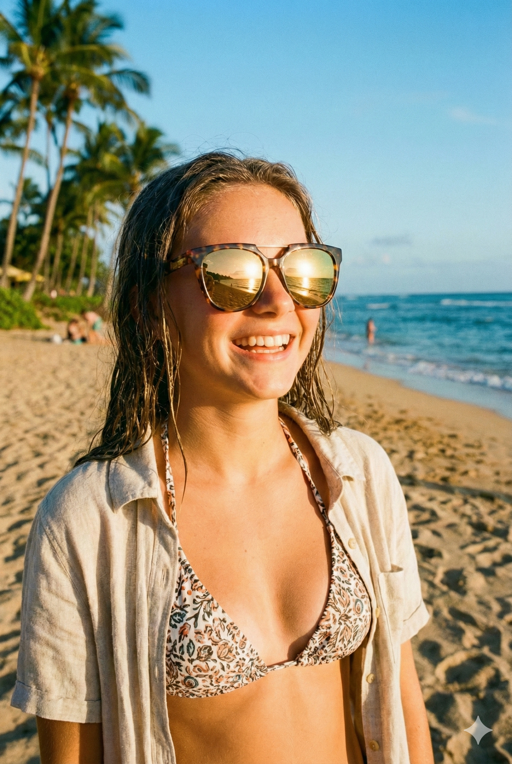 Jovem com óculos modernos